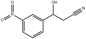 3-hydroxy-3-(3-nitrophenyl)propanenitrile Structure