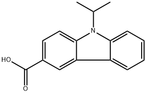 9-isopropyl-9H-carbazole-3-carboxylic acid Structure