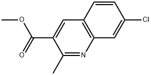 methyl 7-chloro-2-methylquinoline-3-carboxylate Structure