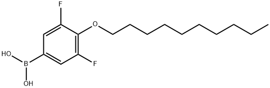 B-[4-(Decyloxy)-3,5-difluorophenyl]boronic acid Structure