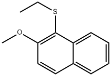 1-(Ethylthio)-2-methoxynaphthalene Structure