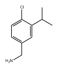 4-Chloro-3-(propan-2-yl)phenyl]methanamine 구조식 이미지