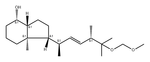 1H-Inden-4-ol, octahydro-1-[5-(MethoxyMethoxy)-1,4,5-triMethyl-2-hexenyl]-7a-Methyl-, [1R-[1α(1R*,2E,4S*),3aβ,4α,7aα]]- (9CI) Structure