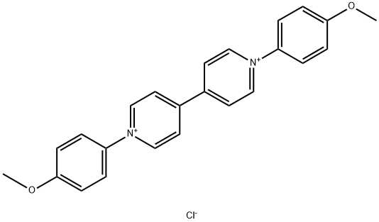 1,1'-bis(4-methoxyphenyl)-[4,4'-bipyridine]-1,1'-diium chloride Structure