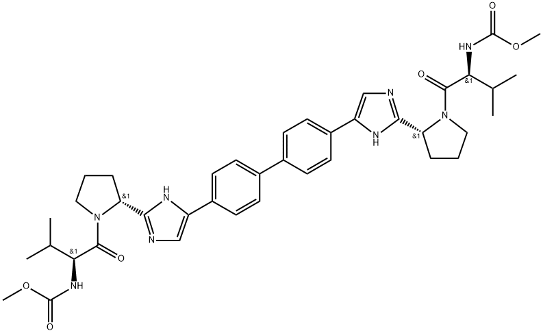 Daclatasvir Impurity D 구조식 이미지