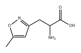 3-Isoxazolealanine,5-methyl-(6CI) Structure