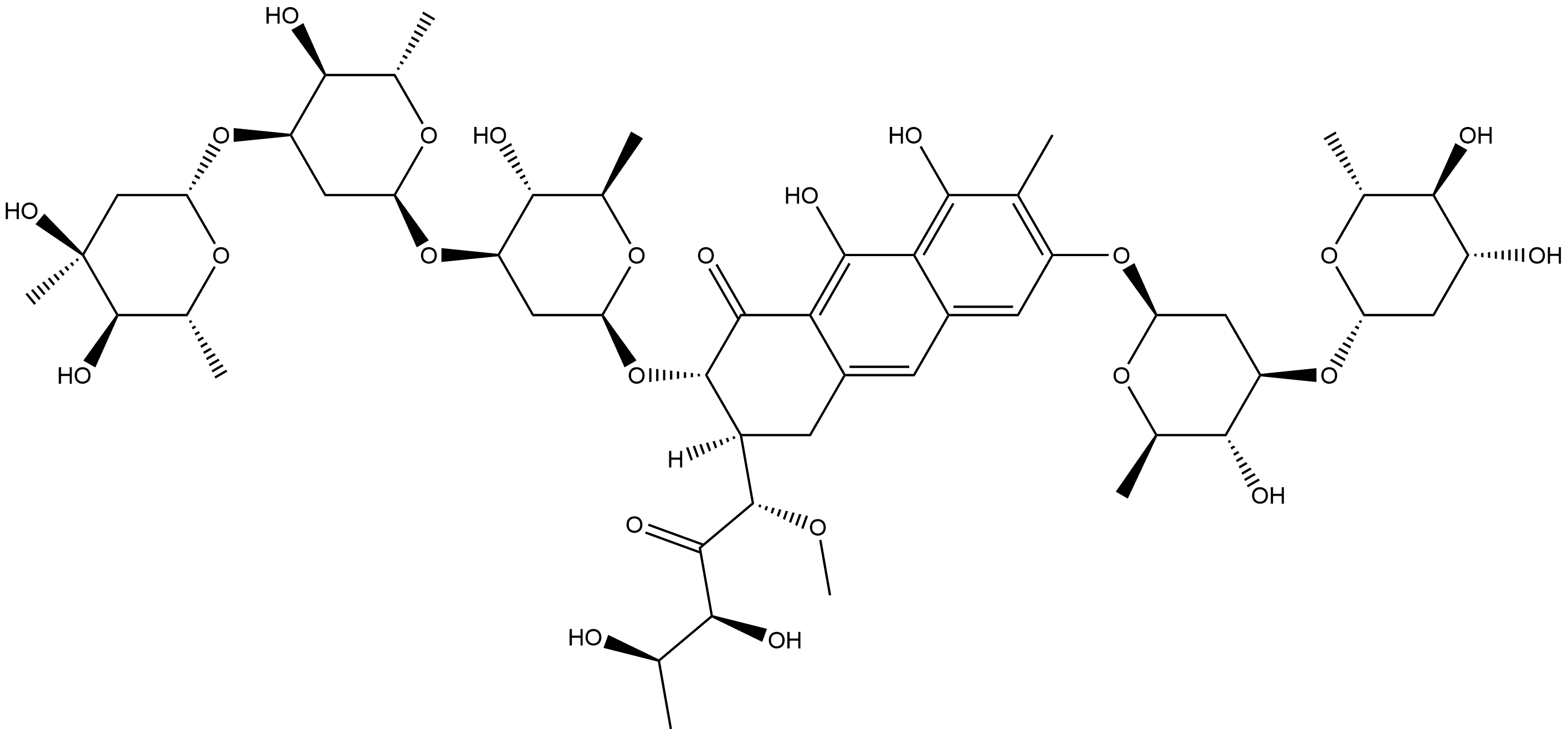 Mithramycin Impurity 8 Structure