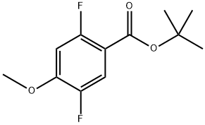 Tert-butyl 2,5-difluoro-4-methoxybenzoate Structure