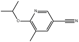 6-Methoxy-5-methyl-3-pyridinecarbonitrile Structure