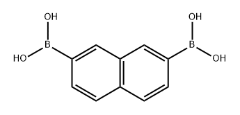 naphthalene-2,7-diyldiboronic acid 구조식 이미지