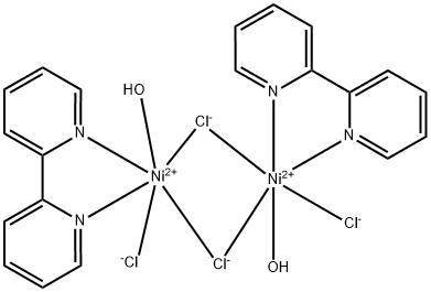 Nickel, diaquabis(2,2'-bipyridine-κN1,κN1')di-μ-chlorodichlorodi-, stereoisomer Structure