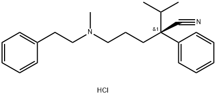 Levoemopamil Hydrochloride Structure