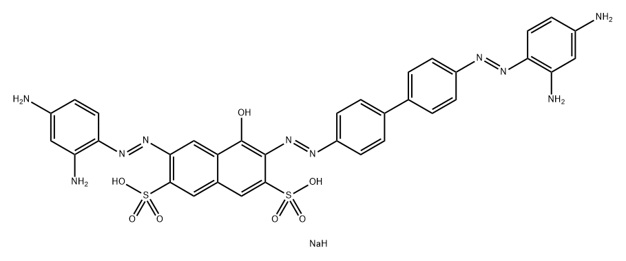 C.I. Direct brown 151, disodium salt 구조식 이미지