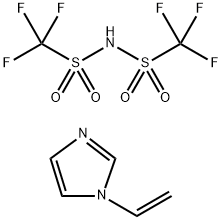 1-Vinylimidazolium Bis(trifluoromethanesulfonyl)imide 구조식 이미지