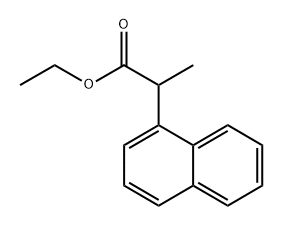 1-Naphthaleneacetic acid, α-methyl-, ethyl ester Structure