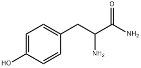 Benzenepropanamide, α-amino-4-hydroxy- Structure