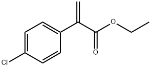 Benzeneacetic acid, 4-chloro-α-methylene-, ethyl ester Structure