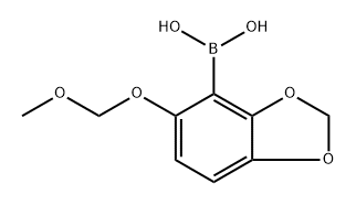 5-(Methoxymethoxy)benzo[d][1,3]dioxol-4-ylboronic acid Structure