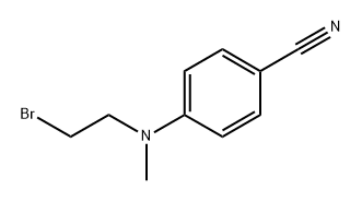 Benzonitrile, 4-[(2-bromoethyl)methylamino]- Structure