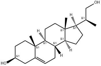 Pregn-5-ene-3,21-diol, 20-methyl-, (3β,20S)- Structure