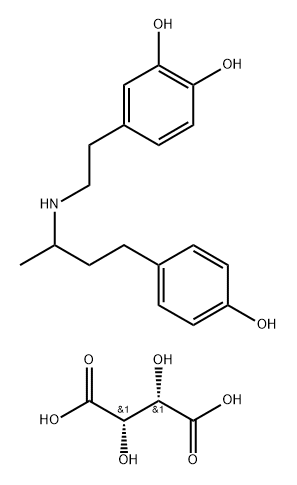 Dobutamine tartrate Structure