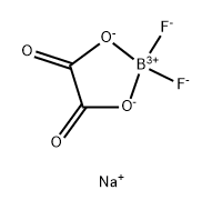 Borate(1-), [ethanedioato(2-)-κO1,κO2]difluoro-, sodium (1:1), (T-4)- Structure