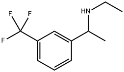 Benzenemethanamine, N-ethyl-α-methyl-3-(trifluoromethyl)- 구조식 이미지