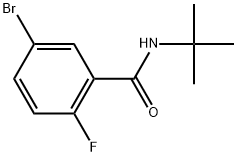 5-Bromo-N-(1,1-dimethylethyl)-2-fluorobenzamide Structure