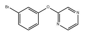 2-(3-bromophenoxy)pyrazine Structure