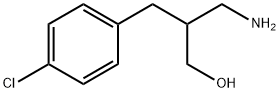 Benzenepropanol, β-(aminomethyl)-4-chloro- Structure