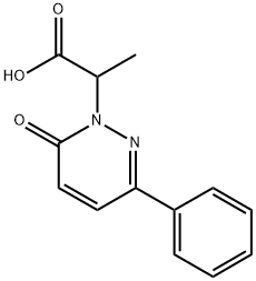 1(6H)-Pyridazineacetic acid, α-methyl-6-oxo-3-phenyl- 구조식 이미지