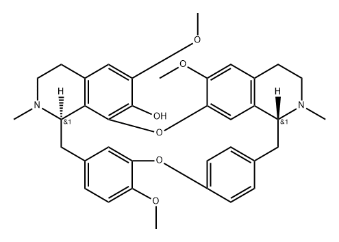 (-)-리마신 구조식 이미지