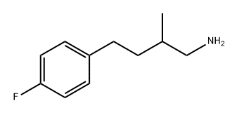 Benzenebutanamine, 4-fluoro-β-methyl- Structure