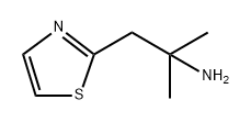 2-Thiazoleethanamine, α,α-dimethyl- Structure