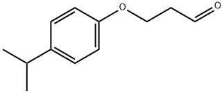 3-[4-(1-Methylethyl)phenoxy]propanal Structure