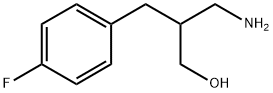 Benzenepropanol, β-(aminomethyl)-4-fluoro- Structure