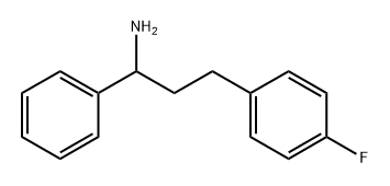 Benzenepropanamine, 4-fluoro-α-phenyl- Structure