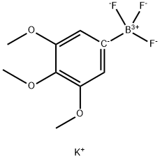 Borate(1-), trifluoro(3,4,5-trimethoxyphenyl)-, potassium (1:1), (T-4)- Structure