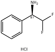 (αR)-α-(Difluoromethyl)-benzenemethanamine Hydrochloride Structure