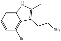 2-(4-bromo-2-methyl-1H-indol-3-yl)ethan-1-amine Structure