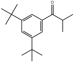 1-[3,5-Bis(1,1-dimethylethyl)phenyl]-2-methyl-1-propanone Structure