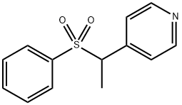 4-(1-(phenylsulfonyl)ethyl)pyridine Structure