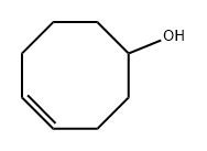 4-Cycloocten-1-ol, stereoisomer Structure