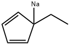 Sodium, (1-ethyl-2,4-cyclopentadien-1-yl)- Structure