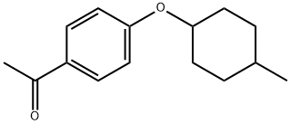 1-[4-[(4-Methylcyclohexyl)oxy]phenyl]ethanone Structure