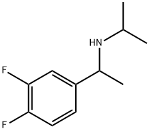 Benzenemethanamine, 3,4-difluoro-α-methyl-N-(1-methylethyl)- Structure