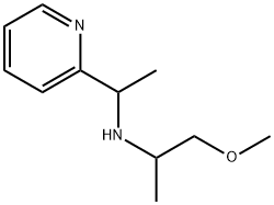 2-Pyridinemethanamine, N-(2-methoxy-1-methylethyl)-α-methyl- 구조식 이미지