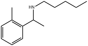 Benzenemethanamine, α,2-dimethyl-N-pentyl- Structure