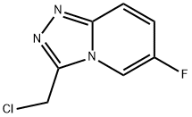 3-(chloromethyl)-6-fluoro-[1,2,4]triazolo[4,3-a]pyridine Structure