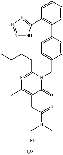 FiMasartanPotassiuM삼수화물,BR-A657 구조식 이미지